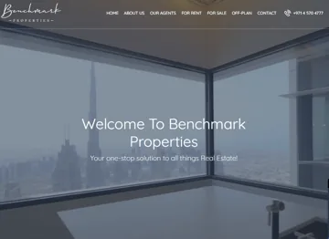 Benchmark Properties: главная страница сайта агентства (снимок со старой версии рейтинга)