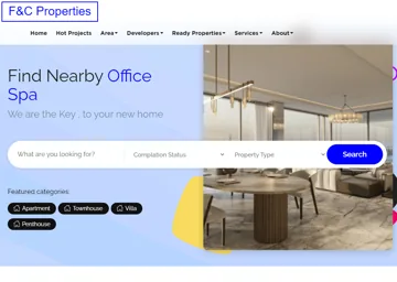 F&C Properties: главная страница сайта агентства (снимок со старой версии рейтинга)