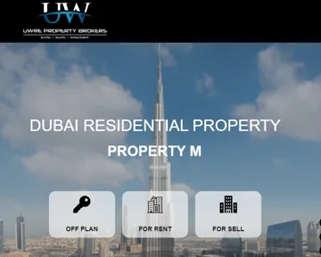 UWRE Property Brokers: главная страница сайта агентства (снимок со старой версии рейтинга)